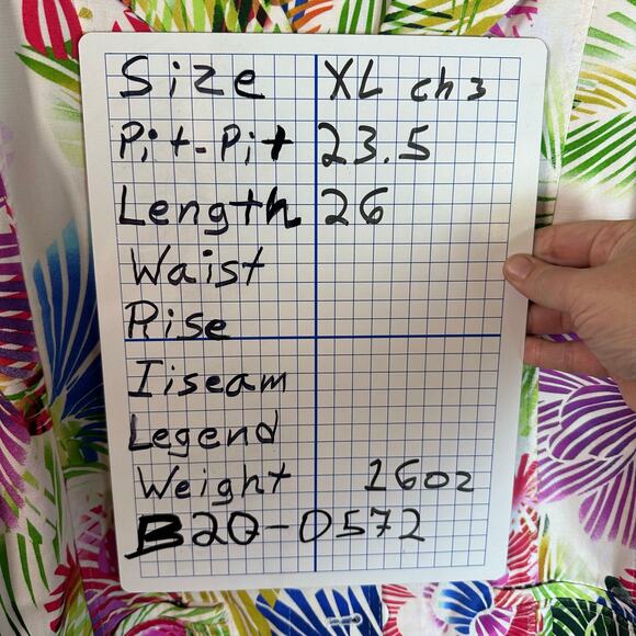 Chico’s Womens tropical floral denim jacket very colorful button up plus size - Picture 10 of 10